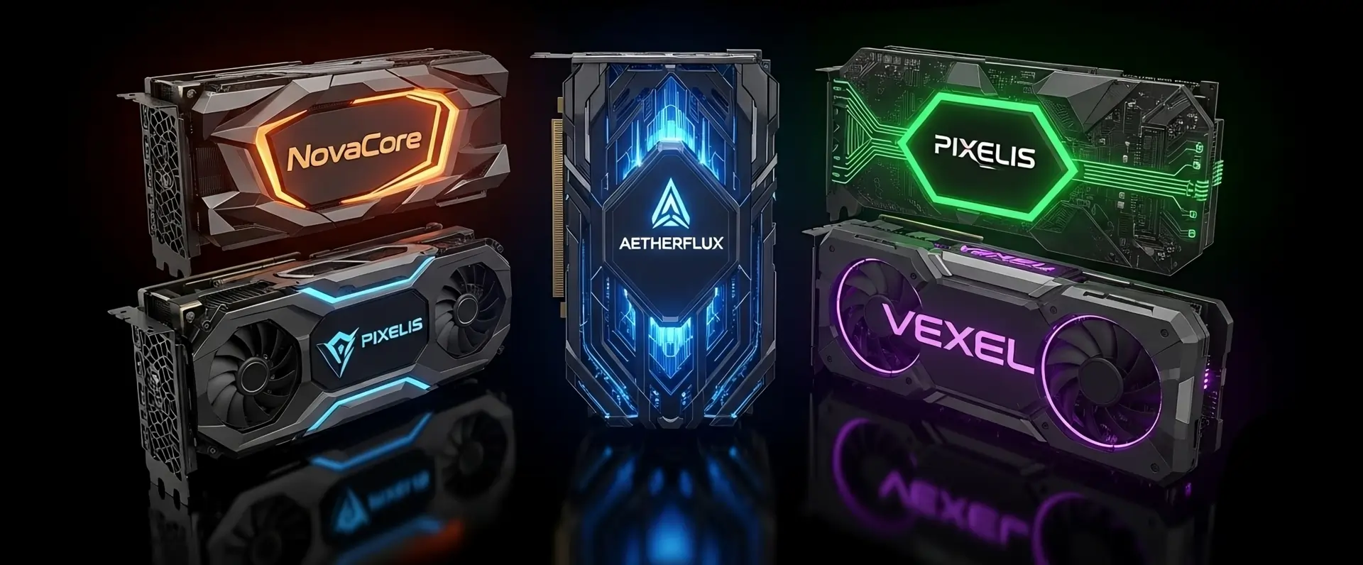 Many different Graphic Card Brands